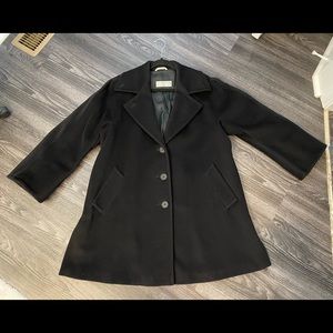 Max Mara A-line pea coat
